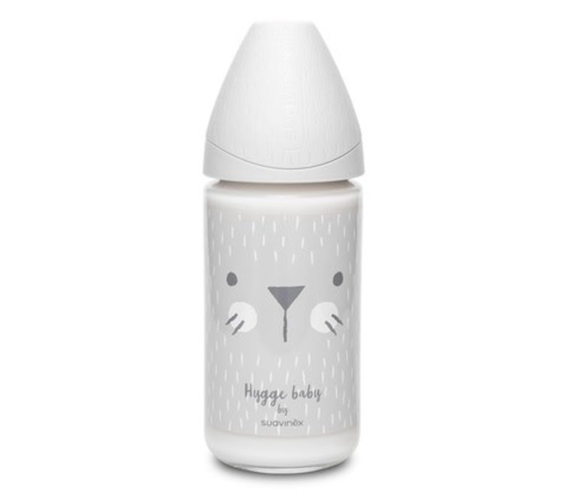 Copy of Suavinex - HYGGE - Fles - Polyamide - Silc. - +4L - 360ml - Gray Rabbits