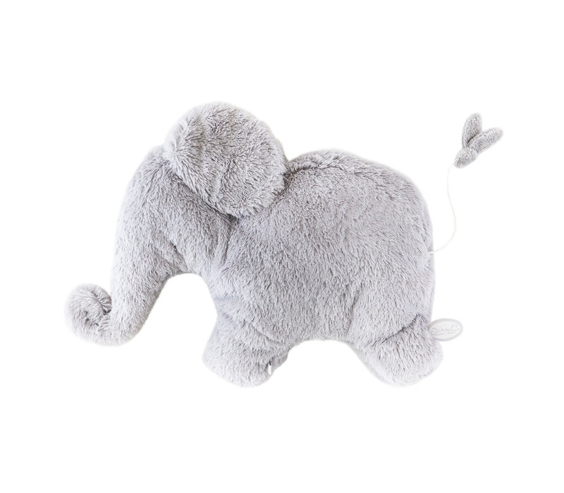 Dimpel Musical Cuddly Toy Elephant Oscar Light Grey