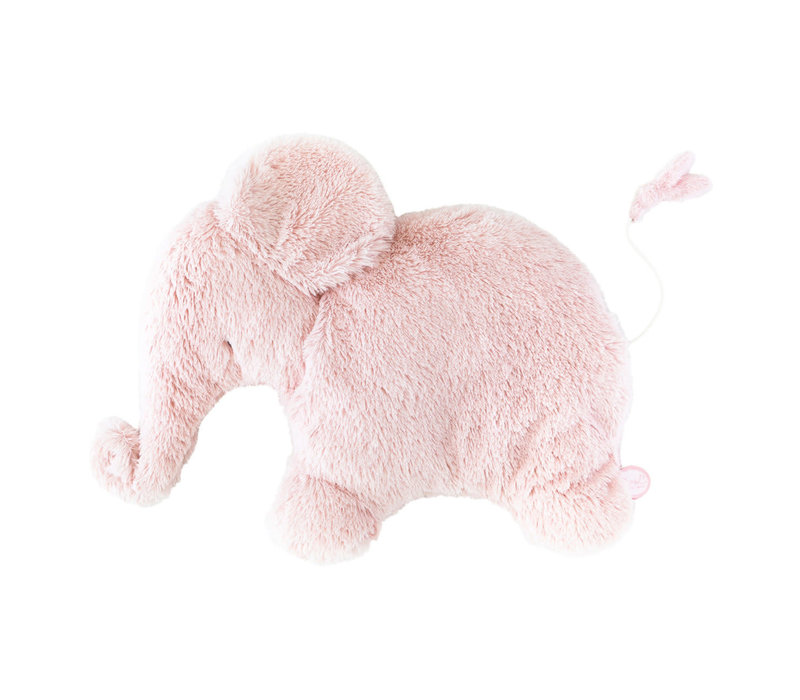 Dimpel Musical Cuddly Toy Elephant Oscar Pink