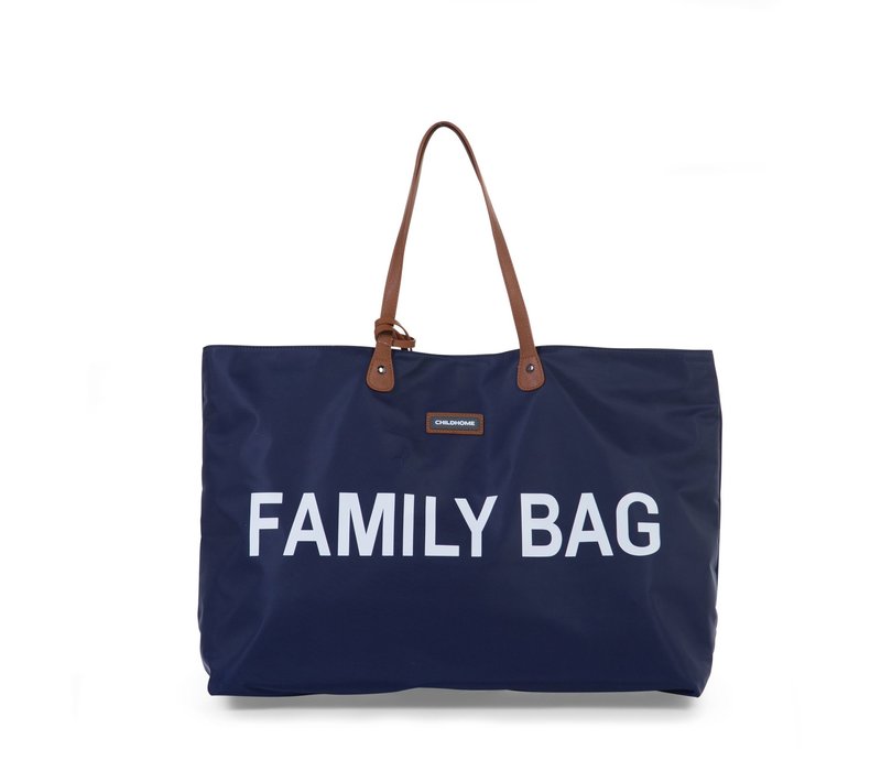 Childhome Family Bag Blauw/wit