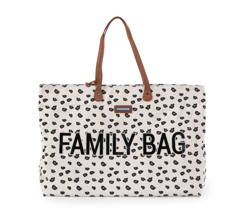Childhome Family Bag Canvas Leopard