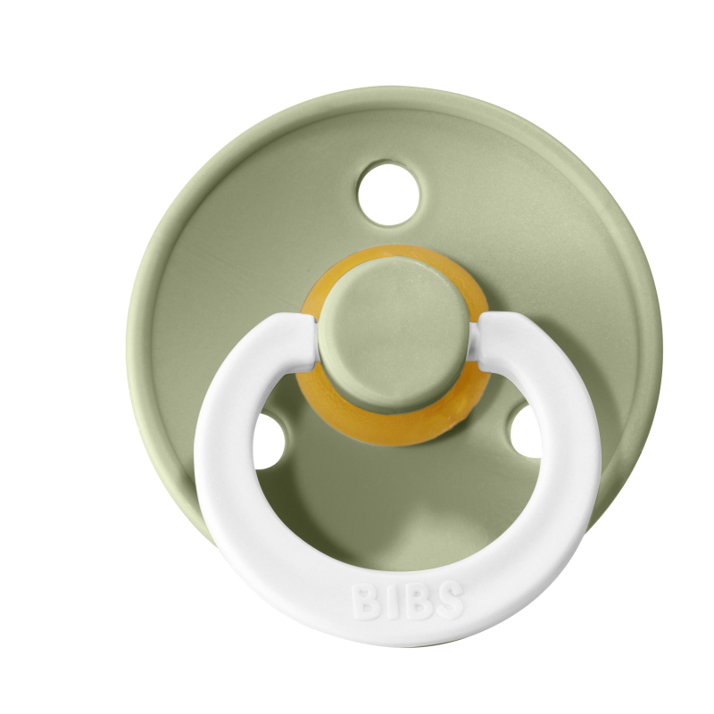 BIBS BIBS Fopspeen Glow In The Dark Sage T1 Jules & Juliette