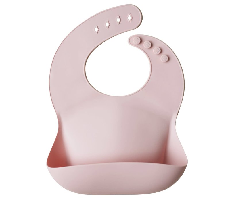 Mushie Silicone Bib - Blush