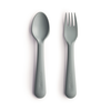 Mushie Mushie Fork & Spoon - Sage