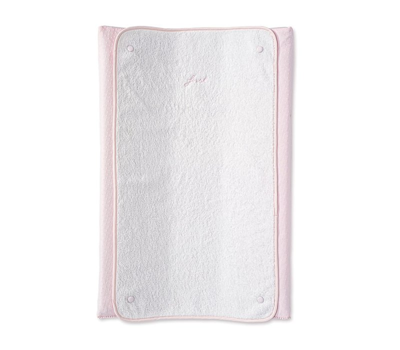 First Alix Changing Pad Cover & Towel Blush Pink