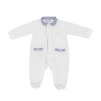 Cotolini Dors-Bien Bébé/Babygrow Bb Marcus  Blanc + Bleu