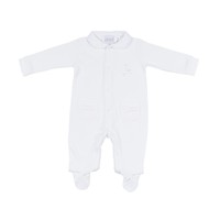 Cotolini Dors-Bien Bébé/Babygrow Bb Eléonore Blanc + Dentelle Maille