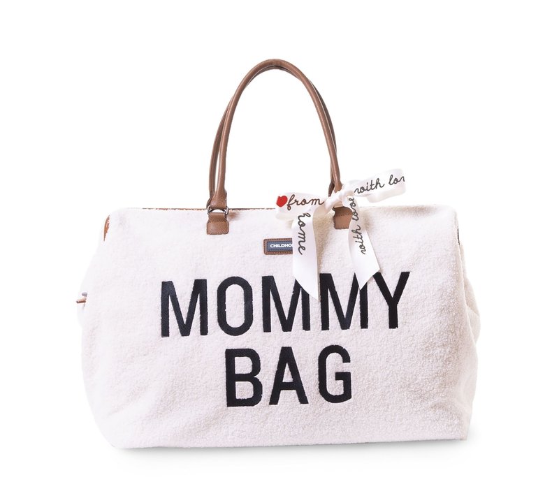 Childhome Mommy Bag Groot Teddy Ecru