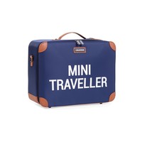 Childhome Mini Traveller Valiesje Blauw/Wit