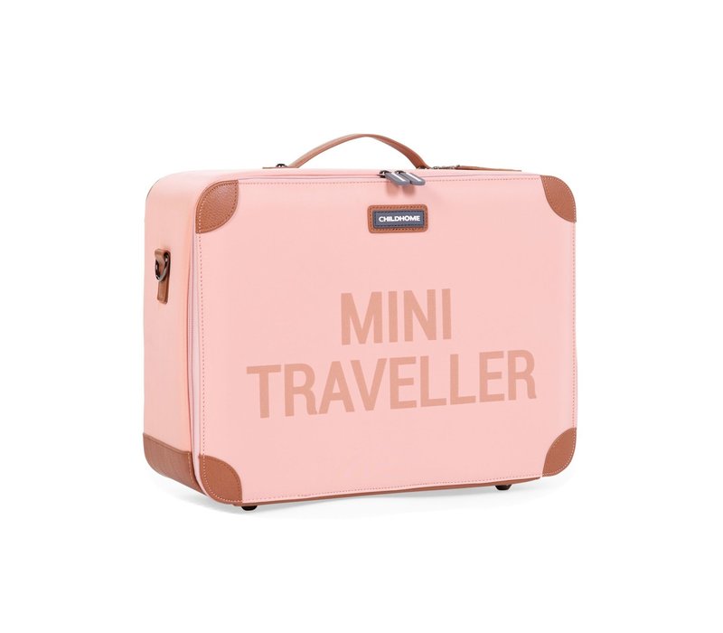 Childhome Mini Traveller Valiesje Roze/Koper