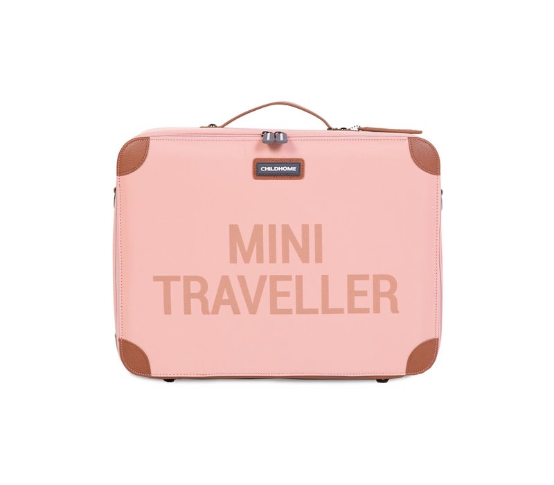 Childhome Mini Traveller Valiesje Roze/Koper