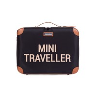 Childhome Mini Traveller Valiesje Zwart/Goud