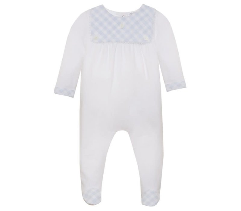 Patachou Baby Boy Playsuit - Knit White