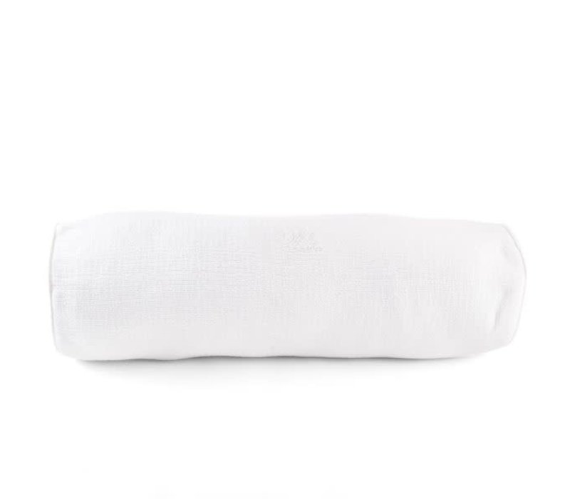 Theophile & Patachou Baby Rolkussen Geborduurd - Gewafeld Cotton White