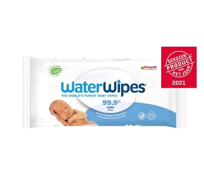 WaterWipes Bio Billendoekjes 4 x 60 stuks