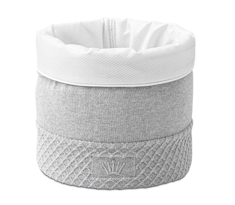 First Dixie Vanity Basket Grey