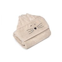 my memi Bamboo Big Beige Towel - Cat 70x140