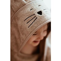 my memi Bamboo Big Beige Towel - Cat 70x140