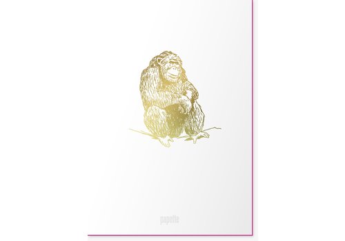 Papette Animal I Greetingcard I Chimpanzee