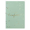 Papette CONFETTI | Wenskaart met envelop | All you need is confetti