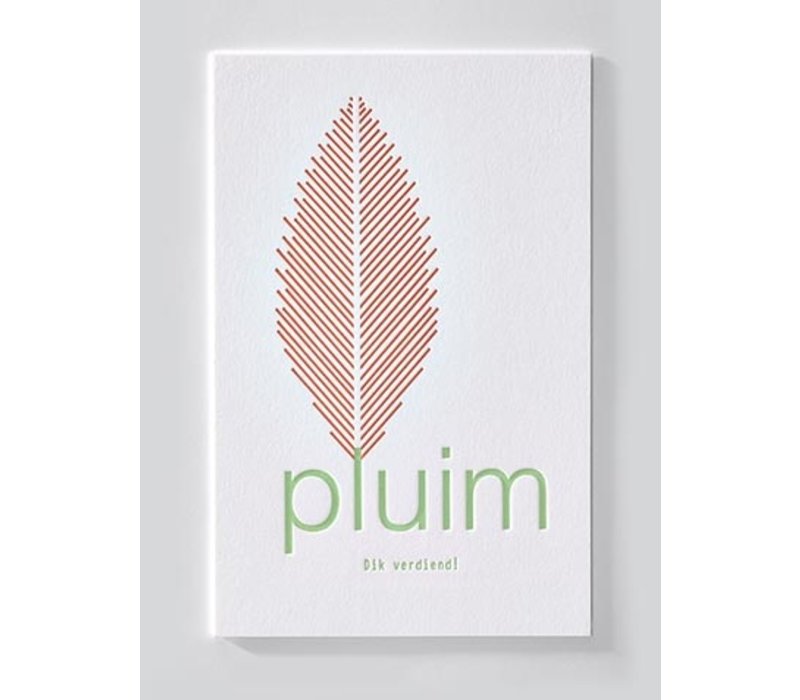 ENNA | Postkaart met envelop | Pluim