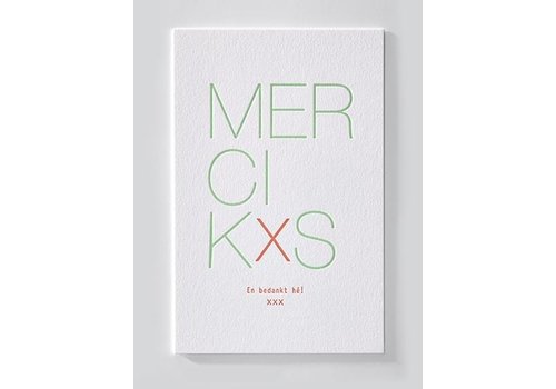 Papette ENNA | Postkaart met envelop | Mercikxes