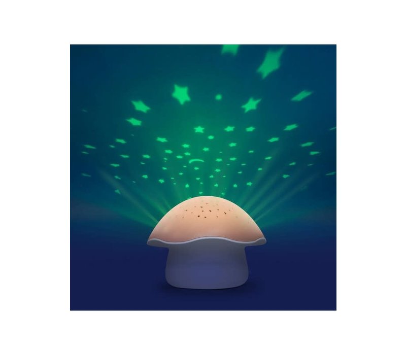 Pabobo Pabobo Sterrenprojector Op Batterijen Mushroom Pink