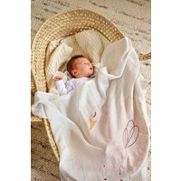 Lässig Heavenly Soft Swaddle L Little Water Swan 80x80Cm