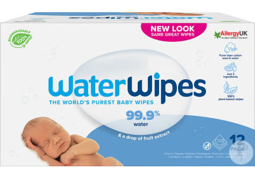 WaterWipes WaterWipes Billendoekjes 12 X 60 Stuks