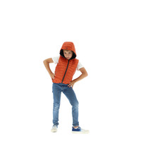 Herno Boys Woven Vest Paprika