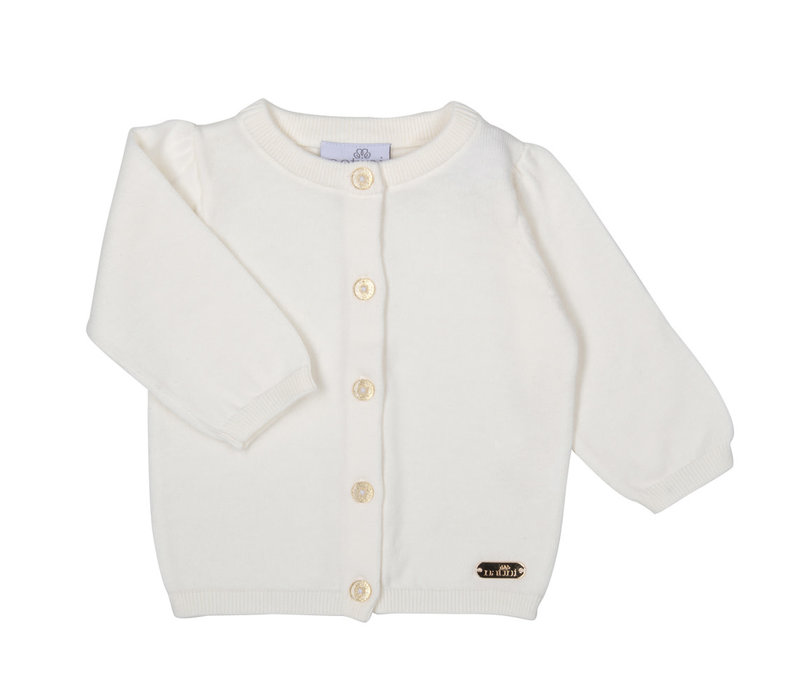 Natini Cardigan Gold Offwhite