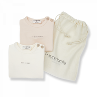 1+ In The Family Sasha 2 T-Shirt Set Blush 22s-005