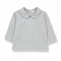 1+ In The Family Colette Ls Blouse Grey 22s-011