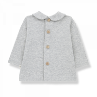 1+ In The Family Colette Ls Blouse Grey 22s-011