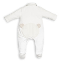 My First Collection FO White Combi Teddy On Backside White-Beige