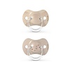 Suavinex SX - Spread Joy - Soother - Sili. - Reversible - 0/6M Beige Duo