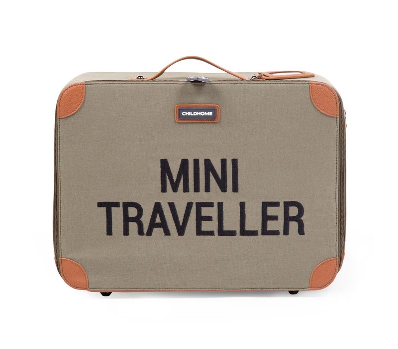 Childhome Mini Traveller Valiesje Canvas Kaki