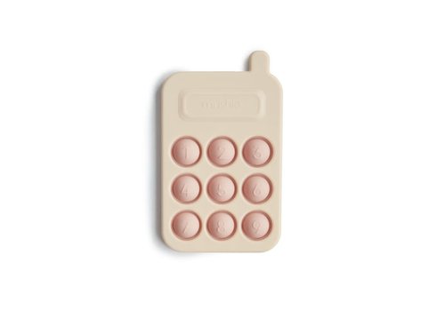 Mushie Mushie Press-Toy Cellphone Blush