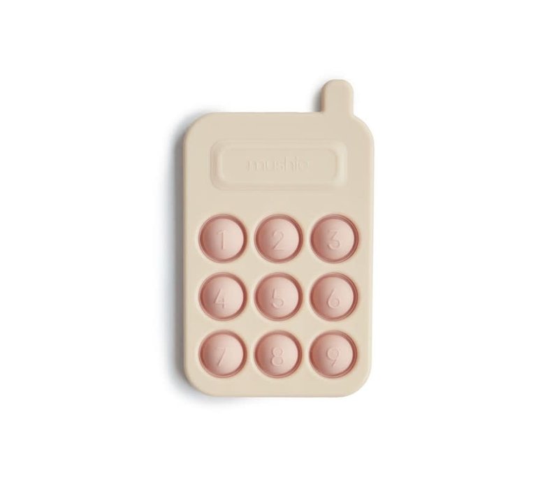 Mushie Press-Toy Cellphone Blush