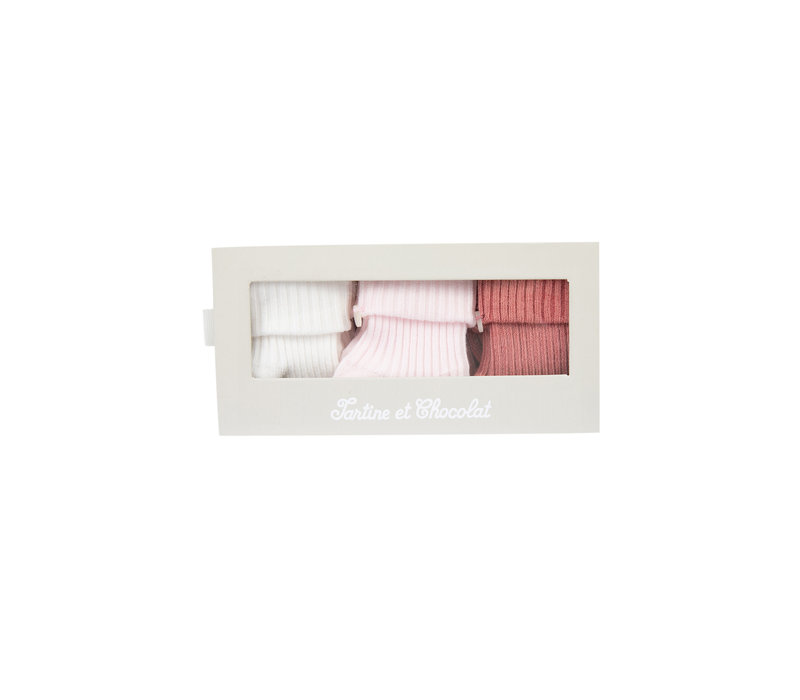 Tartine & Chocolat Lot D'Accessoires Rose Pale