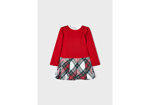 Mayoral Mayoral Check Dress Red