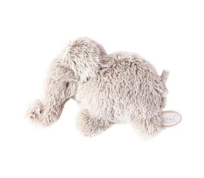 Dimpel Knuffel Olifant Oscar Mini Pancake Beige-grijs