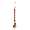 Mushie Mushie Speenketting Halo - Pale Taupe