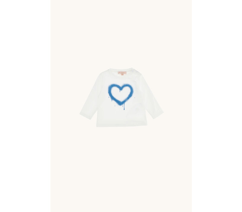 Please T-Shirt M/L St. Cuore Bianco Lana