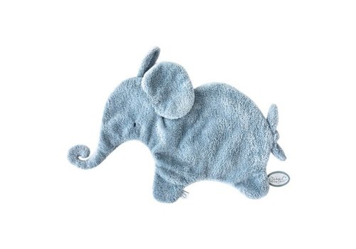 Dimpel Copy of Dimpel Doudou Tuttie Olifant Oscar Lang Haar Lichtblauw