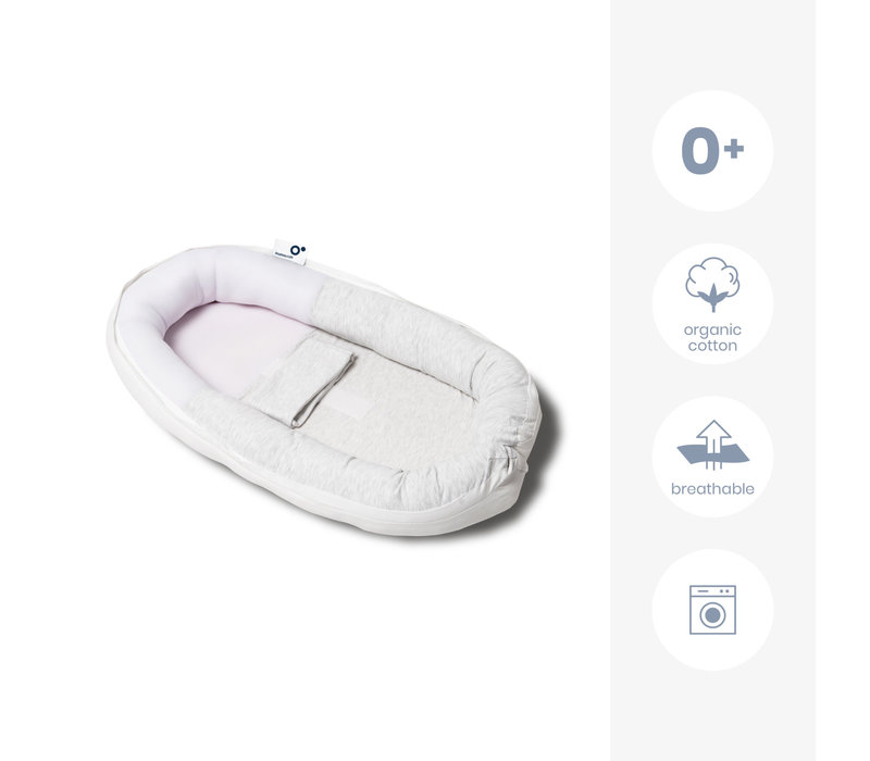 Doomoo Babynestje Cocoon Chine White