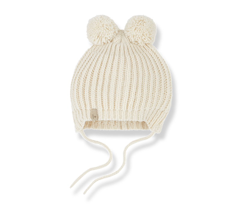 1+ In The Family Ciro-Nb Beanie Ecru 22w-064