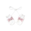 Natini Natini Mittens Bow White-Pink