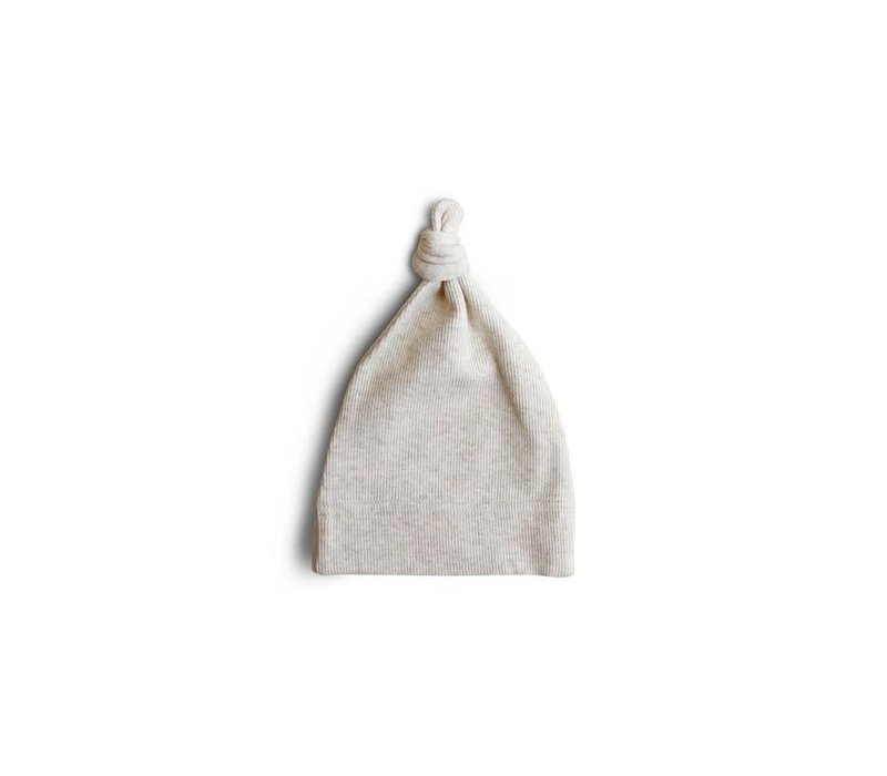 Copy of Mushie Ribbed Baby Beanie - Ivory