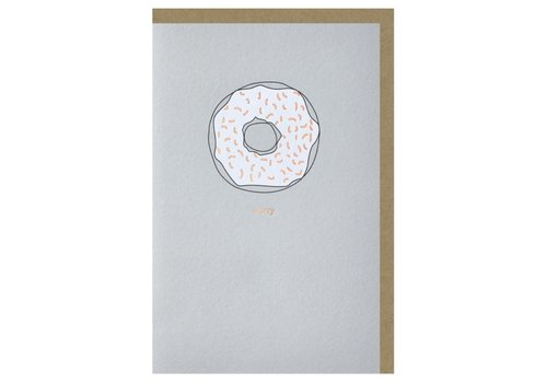 Papette MYT | Postkaart met envelop | Donut worry